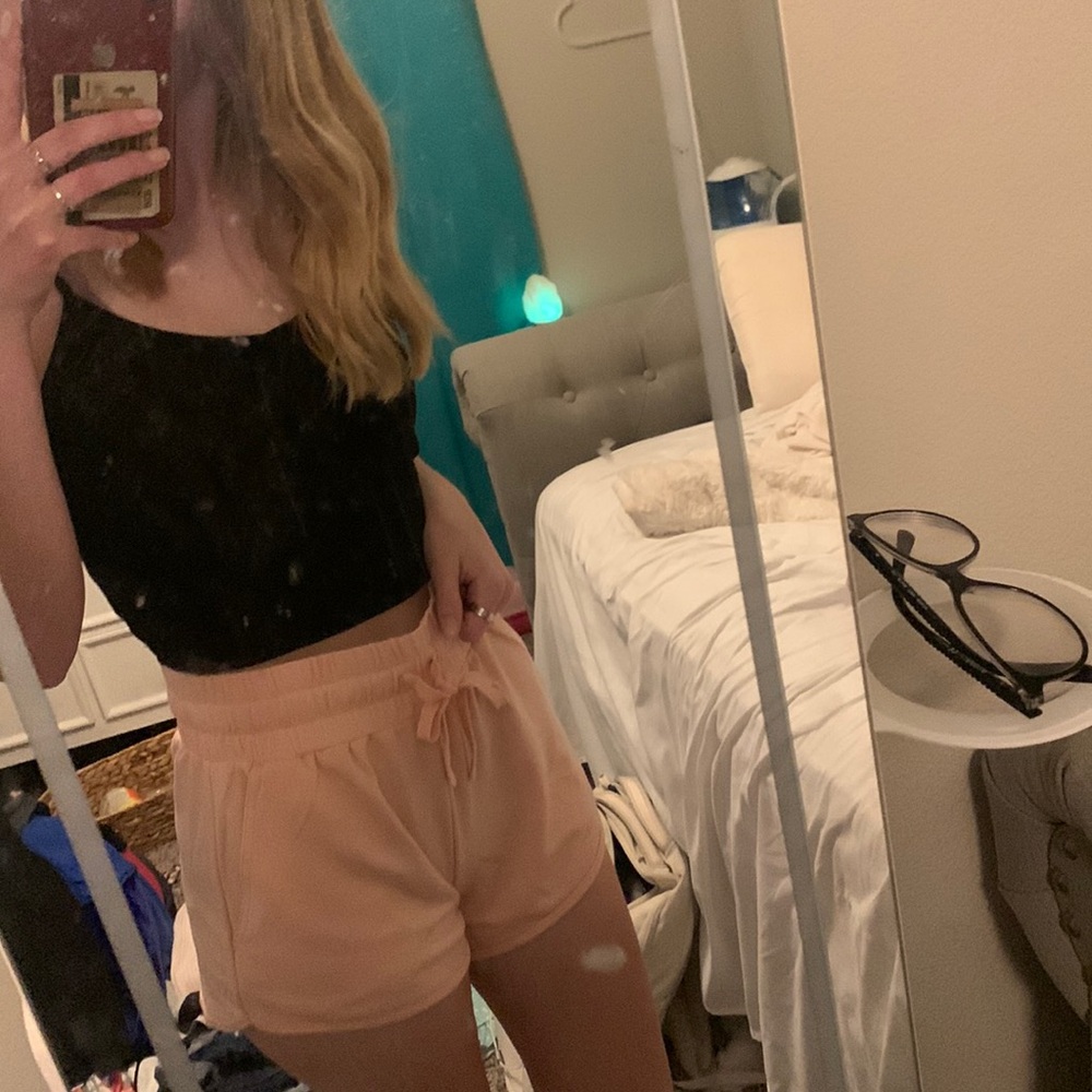 NWT pink Fabletics shorts